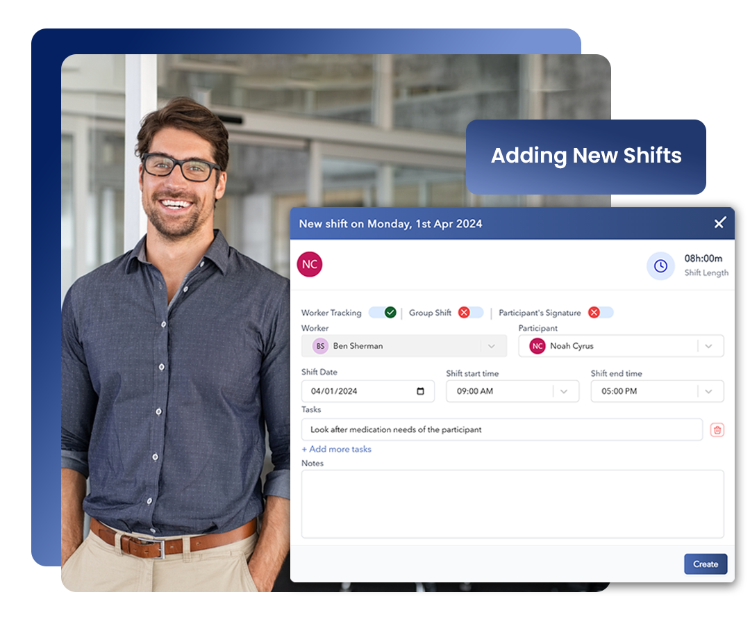 NDIS Rostering Software System